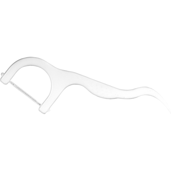 wellsamed Flosspick: weiss, 30 Stück