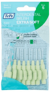 TePe Interdentalbürste – hellgrün extrasoft / 0.8 mm / ISO Grösse 5