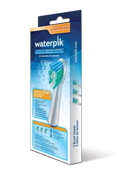 Waterpik Standard Ersatzbürsten (3 Stk.) SRRB-3E für SR-3000