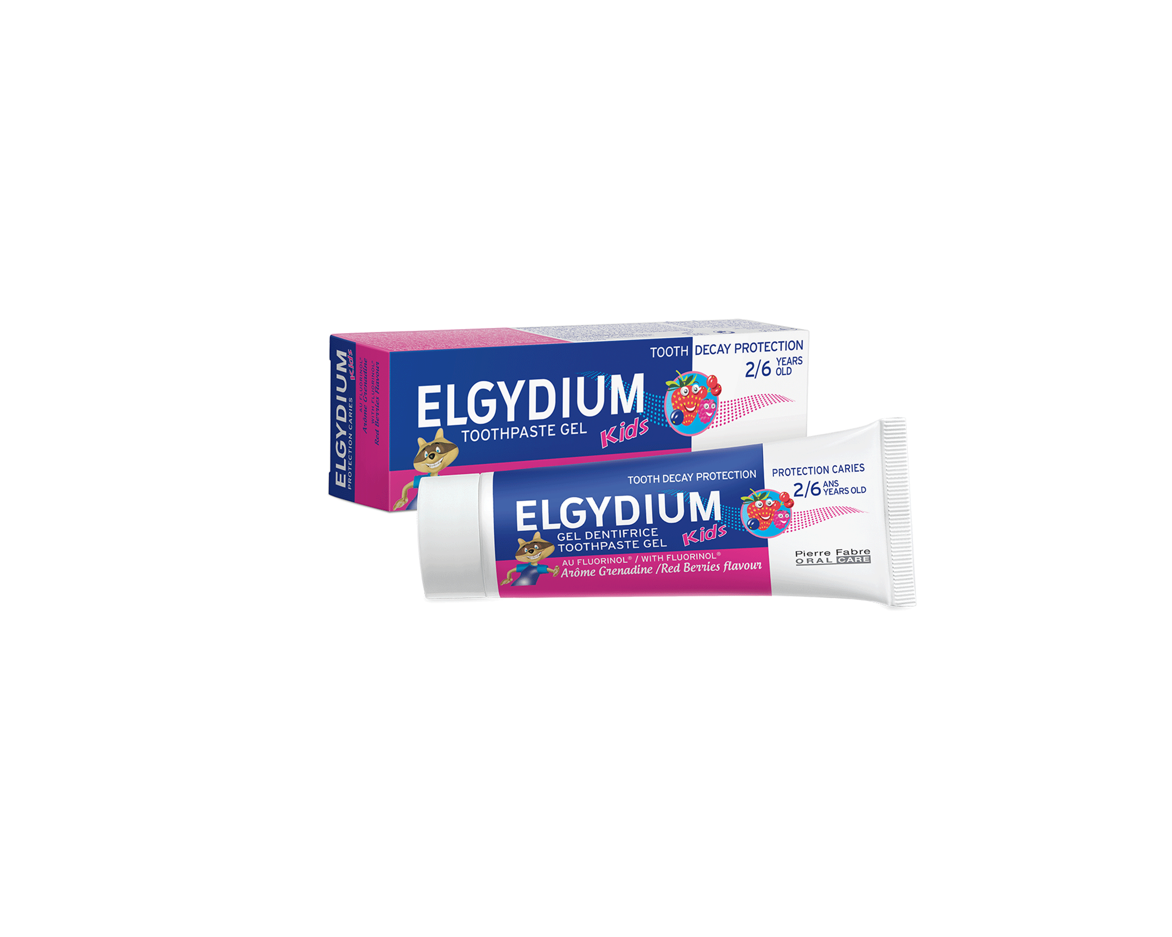 Elgydium, Kids (2-6 J.) rote Beeren Zahnpasta